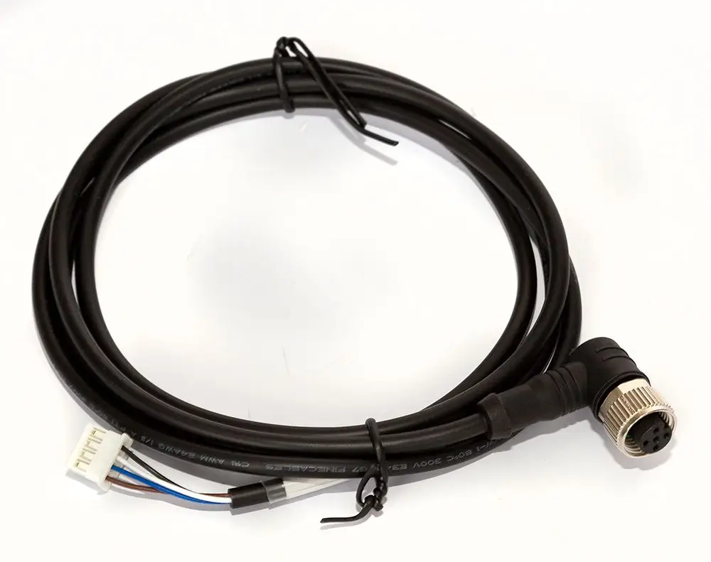 Kabelbaum mit einem 5-poligen Stecker und einem weiteren Anschluss. Verwendbar für DAIKIN Produkte, speziell zur Verbindung mit einem Durchfluss-Sensor.